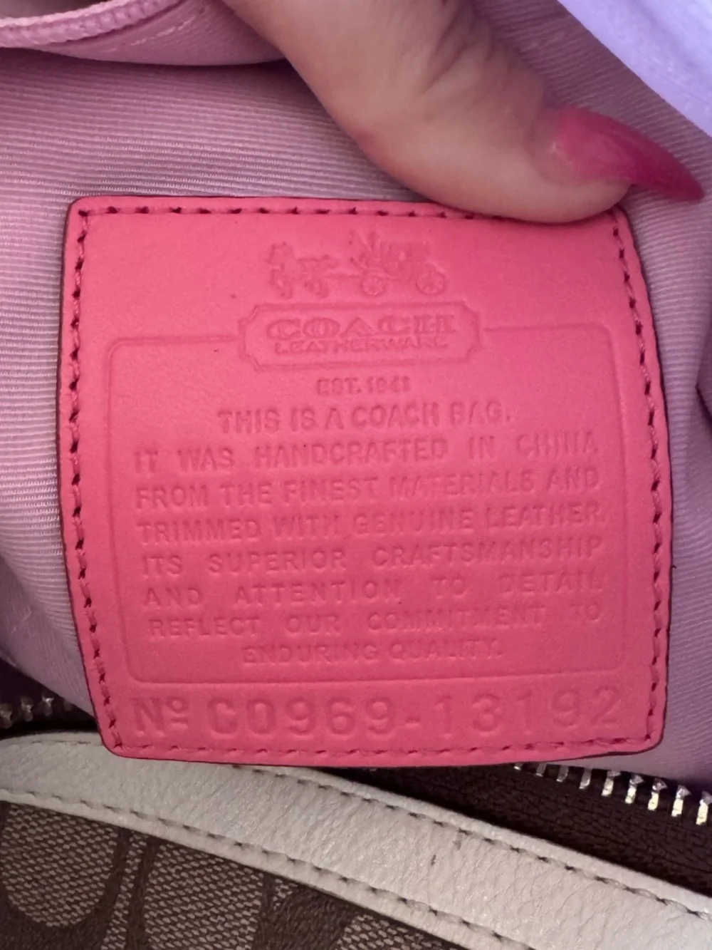 COACH *Rare* Sig C Stripe Coated Canvas Small Duffel Bag - Picture 3 of 10